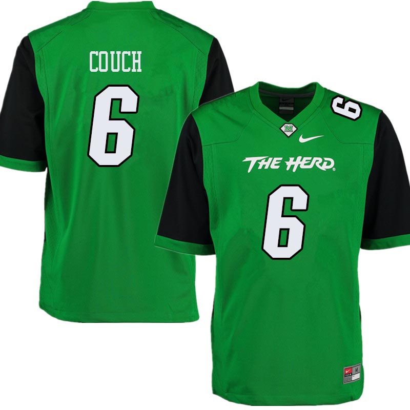 Men #6 Marquis Couch Marshall Thundering Herd College Football Jerseys Sale-Green - Click Image to Close